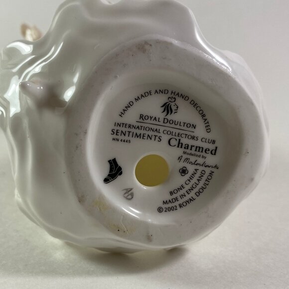 ROYAL DOULTON - CHARMED Figurine #HN 4445 Artist Signed 5.5" inches tall - Picture 8 of 9